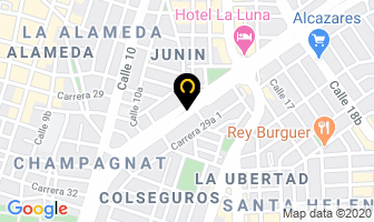 Mapa de Centro Médico Disalud en Cali