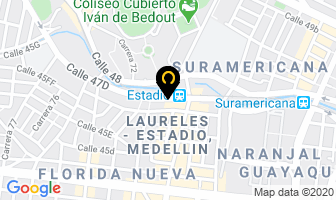 Mapa de Centro Médico Eco en Medellín