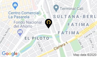 Mapa de Centro Médico Hipócrates en Cali