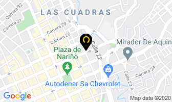 Mapa de Centro Medico Jorge Garzon en Pasto
