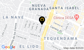 Mapa de Centro Médico Mantra en Cali