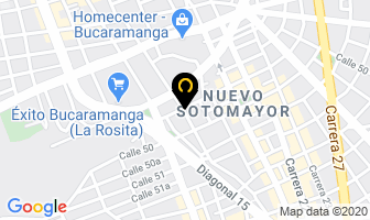Mapa de Centro Medico Popular en Bucaramanga