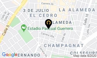 Mapa de Centro Medico San Jose en Cali