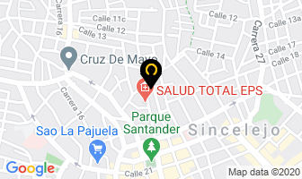 Mapa de Centro Médico Santa María en Sincelejo