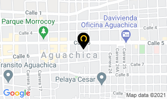 Mapa de Centro Mezclas Pintucar en Aguachica