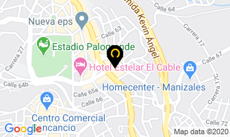 Mapa de Centro Neumologico en Manizales