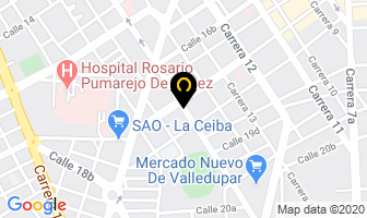 Mapa de Centro Neuro Psicopedes en Valledupar