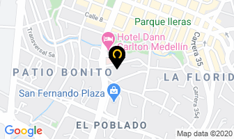 Mapa de Centro Nova Cirugia Plastica en Medellín