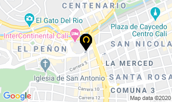 Mapa de Centro Odontológico El Peñón en Cali
