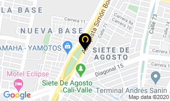 Mapa de Centro Odontológico Sonría Más en Cali