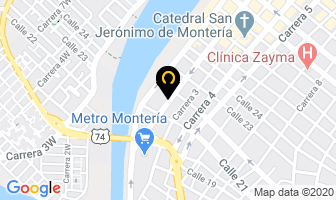 Mapa de Centro Oftalmológico De Córdoba en Montería
