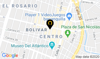 Mapa de Centro Optico Digital en Barranquilla