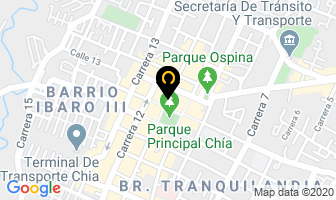 Mapa de Centro Optico Lunavision Ltda en Chía