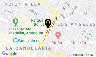 Mapa de Centro Optométrico Americano en Medellín