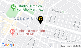 Mapa de Centro Ortopédico Alex Barraza en Barranquilla