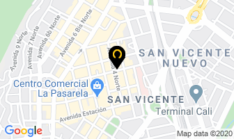 Mapa de Centro Ortopédico Camina en Cali