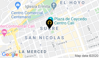 Mapa de Centro Pastoral Arquidiosesano en Cali