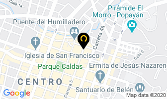 Mapa de Centro Pedagógico Creativo Del Cauca en Popayán