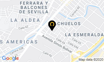 Mapa de Centro Pedagógico Pimín en Itaguí
