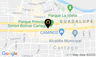 Mapa de Centro Plast Cartago en Cartago