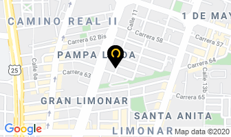 Mapa de Centro Reiki Colombia en Cali