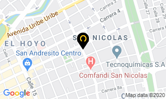 Mapa de Centro Screen Ltda. en Cali