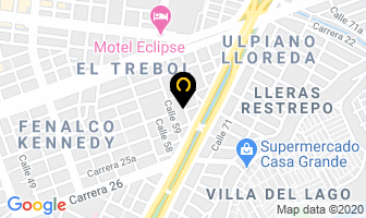 Mapa de Centro Técnico De Diagnóstico Automotríz en Cali