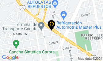 Mapa de Centro Técnico De Pinturas en Cúcuta