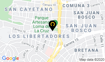 Mapa de Centro Técnico Veterinario El Corcel en Cali