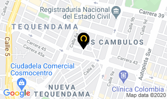 Mapa de Centro Terapéutico De Occidente en Cali