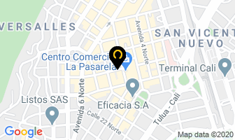 Mapa de Centro Terapéutico Michelín en Cali