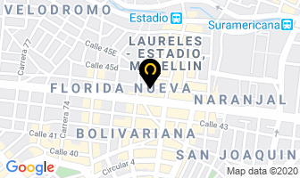 Mapa de Centro Vacacional Canino en Medellín
