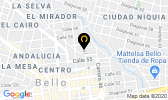 Mapa de Centro Veterinario Holy Pets en Bello