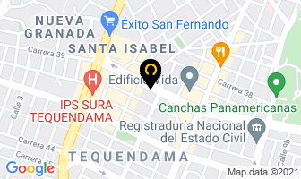 Mapa de Centro Veterinario Imbanaco en Cali