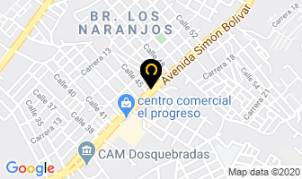 Mapa de Centro Veterinario Los Animales en Dosquebradas