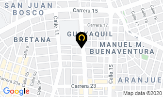 Mapa de Centro Veterinario Peluche en Cali