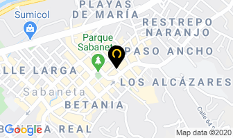 Mapa de Centro Visual Santa Ana en Sabaneta