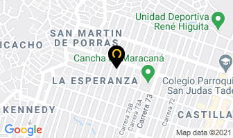 Mapa de Centro Whirlpool Y Centales en Medellín