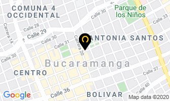 Mapa de Centroacril en Bucaramanga
