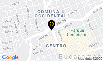 Mapa de Centrogas en Bucaramanga