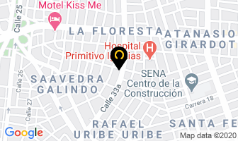 Mapa de Centrolatas La 34 en Cali