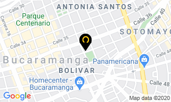 Mapa de Centropuertas en Bucaramanga