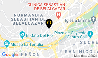 Mapa de Centur en Cali