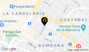 Mapa de Centur en Medellín