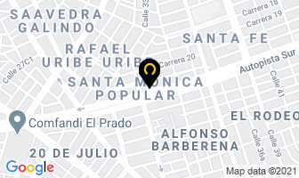Mapa de Cepeda Marínez Otoniel en Cali