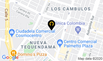 Mapa de Cepero Inmobiliaria en Cali