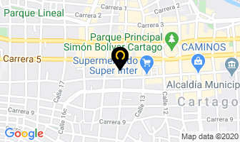 Mapa de Cepilladora Central en Cartago