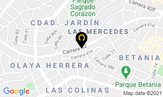 Mapa de Cera Alcalá Rafael en Barranquilla