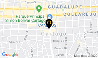 Mapa de Cerámicas Mónica en Cartago