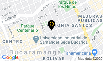 Mapa de Ceramicas Nana en Bucaramanga